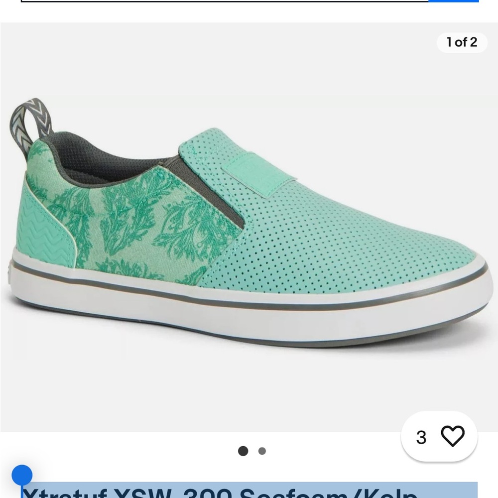 Xtratuf Xsw-300 Seafoam/kelp Salmon Sisters Deck Shoe Women's Size 11